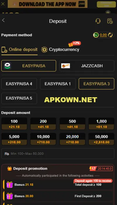 J188 Game Deposit img