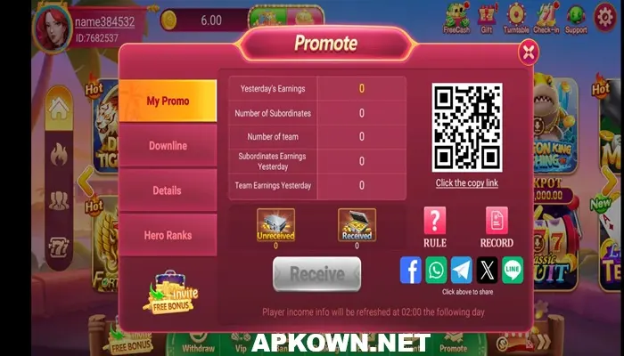 WA777 Game invite img