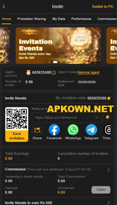 92PK Game Refferal IMG